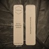 Custom Biodegradable Bookmark — Your Design
