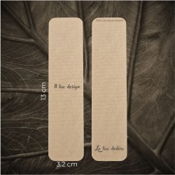 Custom Biodegradable Bookmark — Your Design