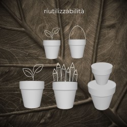 Custom 3D Recycled Pot