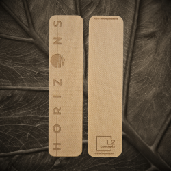 Biodegradable Bookmark - HORIZONS | Sustainable, Emissions-Free Wood Fiber