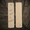 Biodegradable Bookmark - I AM NOT A ROBOT | Sustainable , Emissions-free Wood Fiber