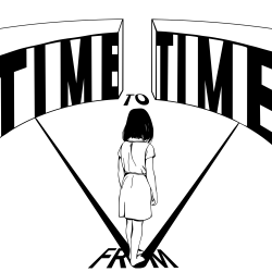 Biodegradable Bookmark - FROM TIME TO TIME | Sustainable , Emissions-free Wood Fiber